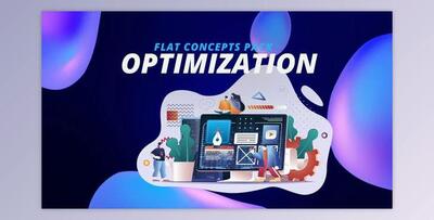 Optimization - Flat Concept (Videohive 30816887) - AE Project