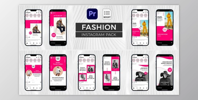 Fashion Instagram Pack for Premiere Pro (VideoHive 37507362)