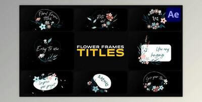 Flower Frames Titles for After Effects (Videohive 50237364) - AE Project