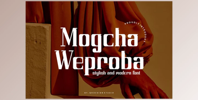 Mogcha Weproba - Serif & Modern Font