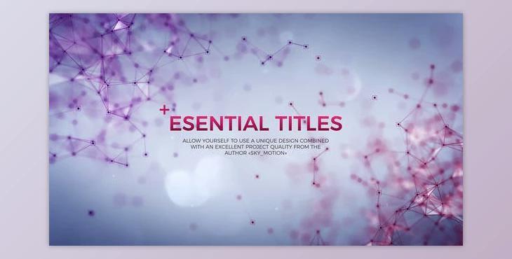 Esential Titles (Videohive 22397778) - AE Project