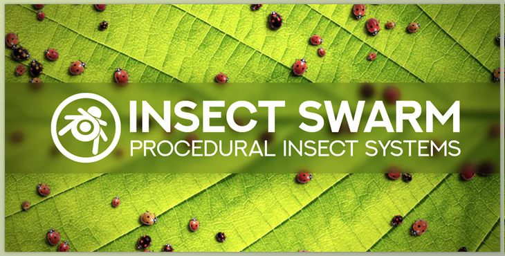 Blender Market - Insect Swarm - Procedural Insect Systems v4.1 & 4.2