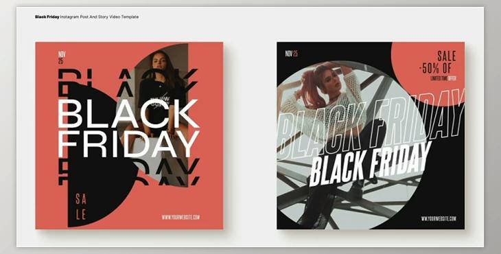 Black Friday Intagram Post and Story (Videohive 40611495) - AE Project