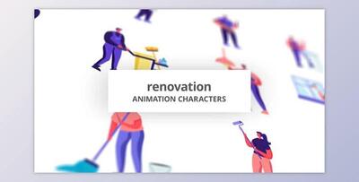 Renovation - Character Set (Videohive 32842659) - AE Project