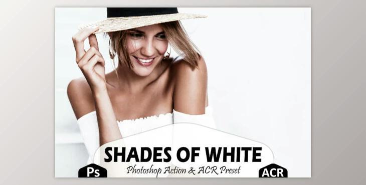 10 Shades of White Photoshop Actions