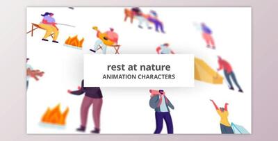Rest at Nature - Character Set (Videohive 32842665) - AE Project