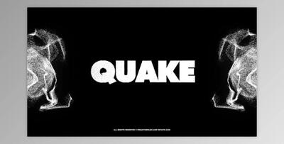 Quake! The Black Typography (Videohive 23708113) - AE Project