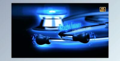 Blue Futuristic Stethoscope Opener (Videohive 24701589) - AE Project