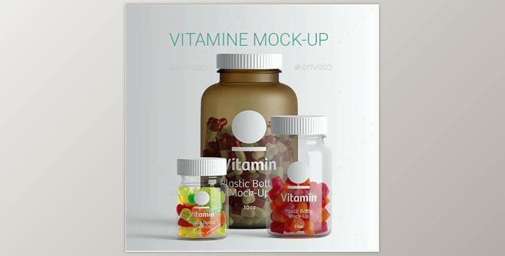 Vitamine Pills Bottle Mock-Up GraphicRiver-28292455