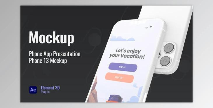 Mobile App Mockup (Videohive 38512022) - AE Project