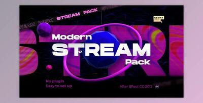 Modern stream pack (Videohive 30504728) - AE Project