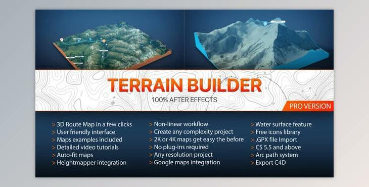 Terrain Builder Pro (Videohive 20788566) - AE Project