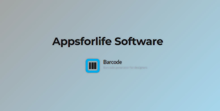 Appsforlife Barcode Generator v2.5.6 for Win & macOS + Portable Edition + CRACK