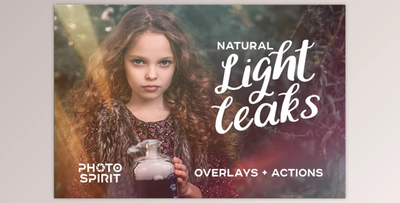 Natural Light Leaks Overlays By PhotoSpirit
