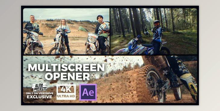 Multiscreen Opener – Split Screen Intro – Dynamic Sport Opener (Videohive 45309602) - AE Project