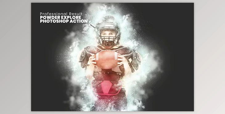 Powder Explore Photoshop Action - 279298247