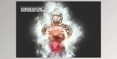 Powder Explore Photoshop Action - 279298247