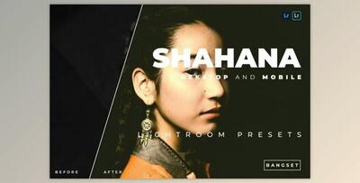 Shahana Desktop and Mobile Lightroom Preset by Bangset