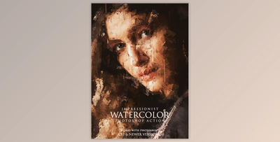 Impressionist Watercolor Photoshop Action By iHemalaya