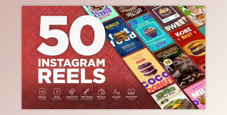 Food Instagram Reels (Videohive 43900679) - AE Project