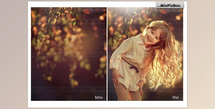 Autumn Portrait Backgrounds CreativeMarket - 5814806