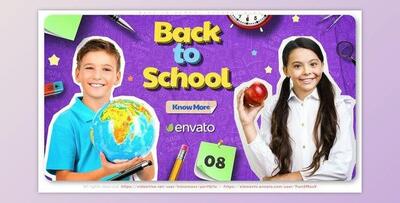 Back to School Student Blog (Videohive 39160887) - AE Project