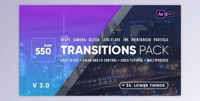 Transitions V3 (Videohive 21861548) - AE Project