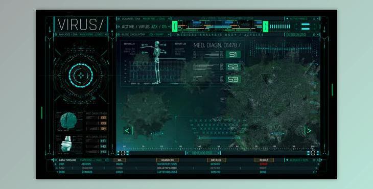 HUD Medical Virus 2 (Videohive 53665464) - AE Project