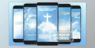 Worship And Prayer Instagram Stories (Videohive 29367531)