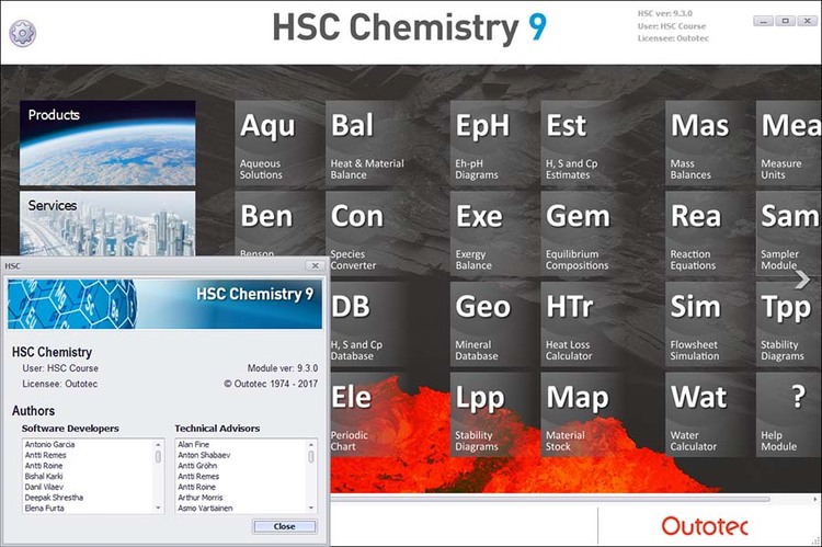 Outotec HSC Chemistry 9.5.1.5