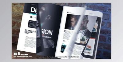 Magazine Promotion Standing (Videohive 40035744) - AE Project