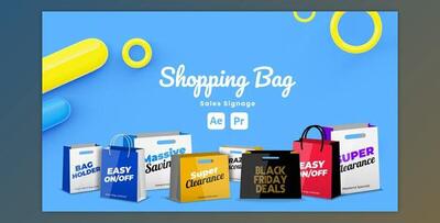 Shopping Bag Sale Signage (Videohive 51146427) - AE Project