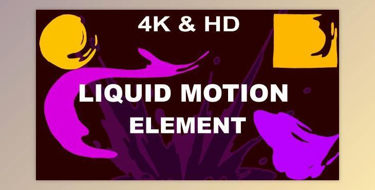 Liquid motion Elements Pack (Videohive 16120855) - AE Project