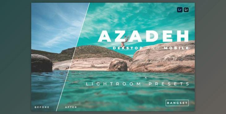 Azadeh Desktop and Mobile Lightroom Preset by Bangset