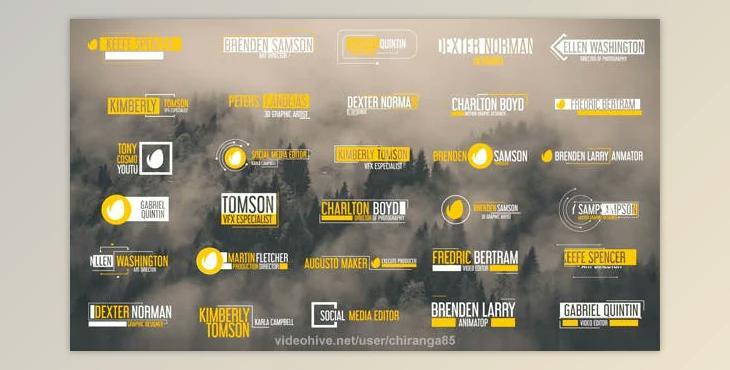 Creative & Lower Thirds (Videohive 20474983)