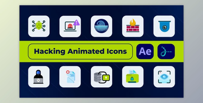 Hacking Animated Icons (Videohive 49998935) - AE Project