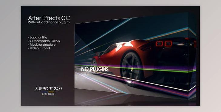 Sport Car Opener (Videohive 39016018) - AE Project