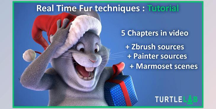 Artstation – Turtle LAB – Real Time Fur Techniques