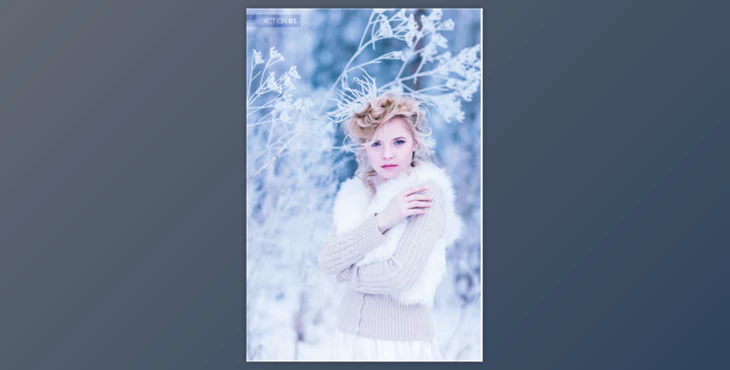 5 Professional Winter Actions + Snow Flakes Action By AlexKuzmichev (ATN)