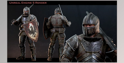 Unreal Engine - Characters Knight Errant (Engine Version 4.22 - 4.27, 5.0 - 5.2)