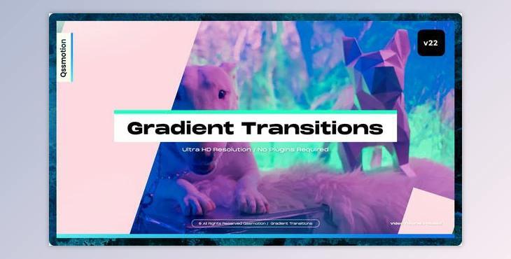 Gradient Transitions (Videohive 36064993) - AE Project