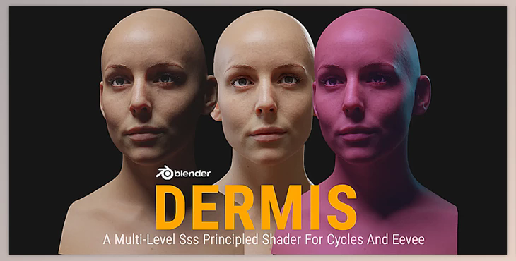 Blender Market - Dermis: A Multi-Level Sss Principled Shader For Cycles v1.1