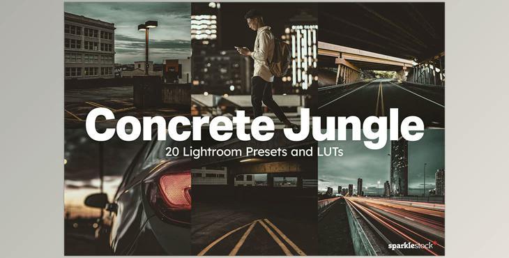 20 Concrete Jungle Lightroom Presets and LUTs