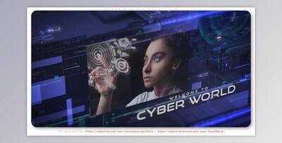 Cyber Digital Slideshow (Videohive 41221800) - AE Project