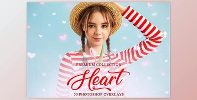 Heart Photoshop Overlays CreativeMarket 4725818