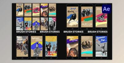 Brush Stories for After Effects (Videohive 38316924) - AE Project