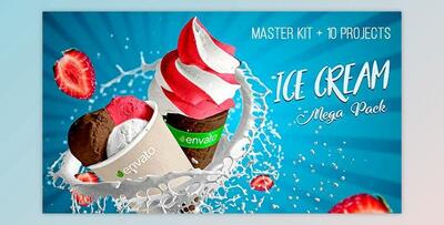 Ice Cream Promo Mega Pack – 20935546 Videohive
