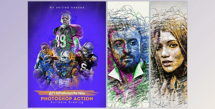 Scribble Drawing Plugin CreativeMarket - 6724742