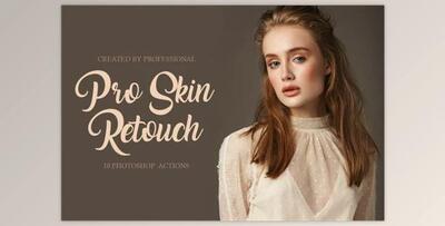 Pro Skin Retouch Photoshop Actions CreativeMarket 4548028