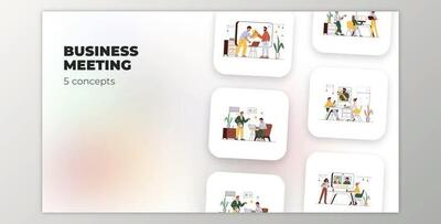 Business meeting – Concepts (Videohive 39882220) - AE Project